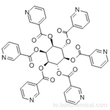 미오-이노시톨, 헥사 -3- 피리딘 카복실 레이트 CAS 6556-11-2